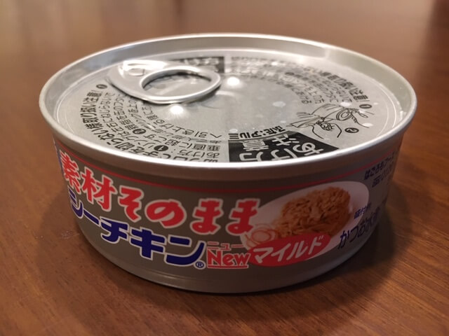 ヤシガニのツナ缶